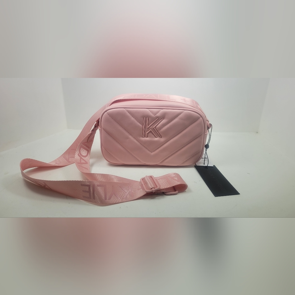 Quilted Pink Crossbody Bag
